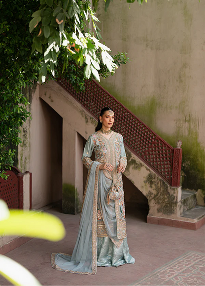 ICE BLUE LEHANGA 4 PIECE - MEHR