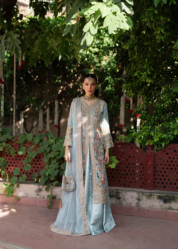 ICE BLUE LEHANGA 4 PIECE - MEHR