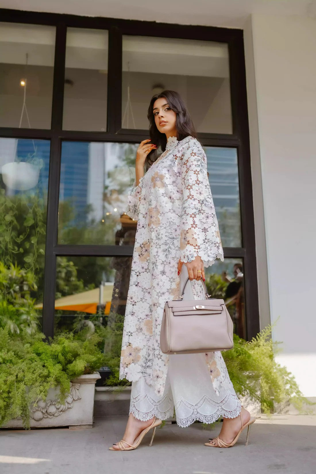 2 Piece Chikankari - Petal Weave