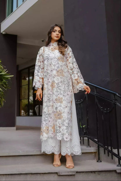 2 Piece Chikankari - Petal Weave
