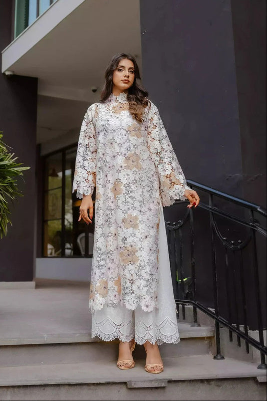 2 Piece Chikankari - Petal Weave
