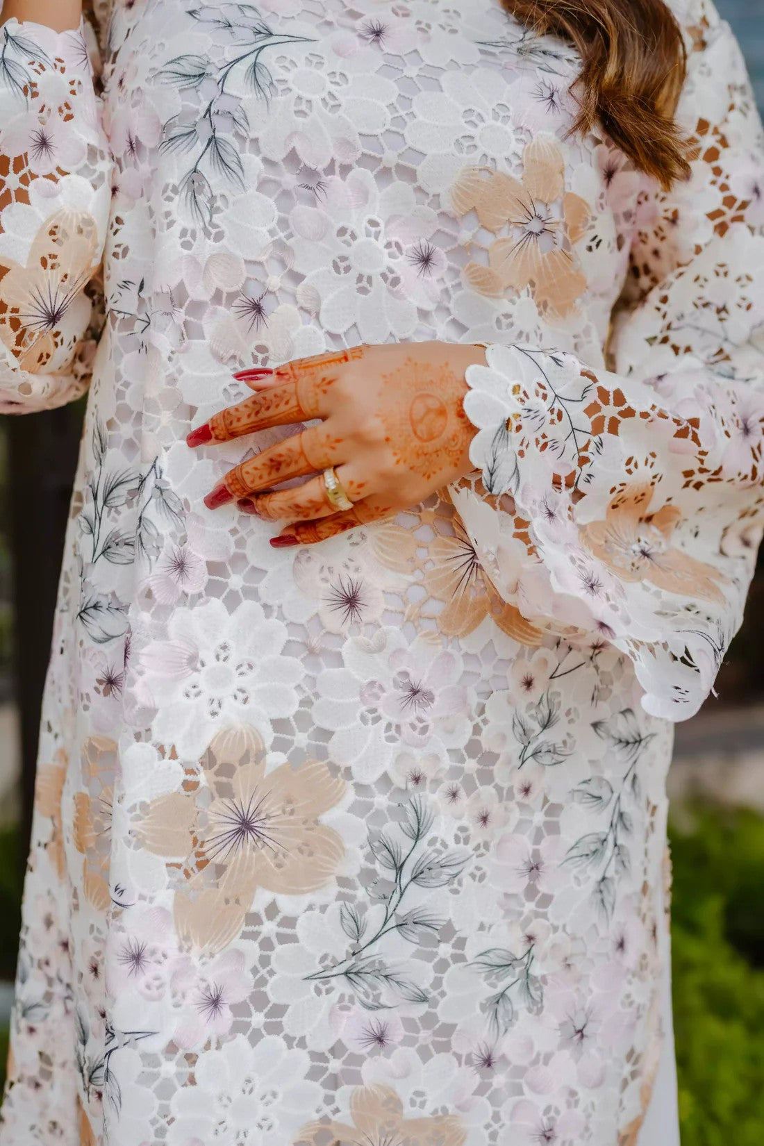 2 Piece Chikankari - Petal Weave