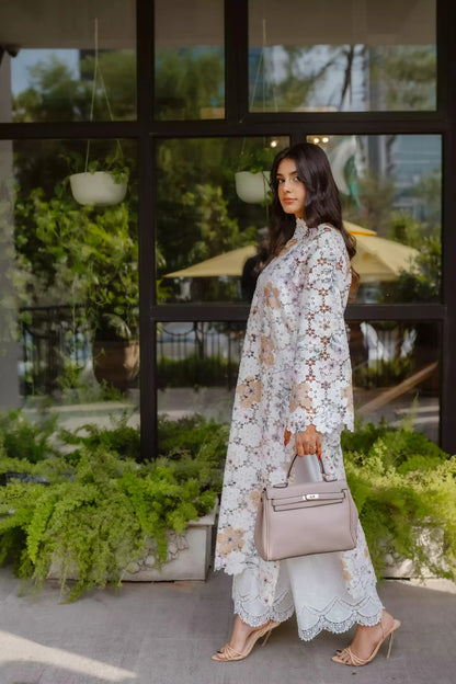 2 Piece Chikankari - Petal Weave