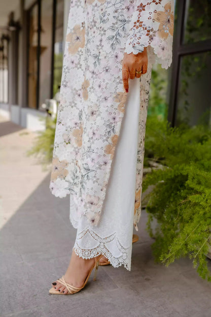 2 Piece Chikankari - Petal Weave