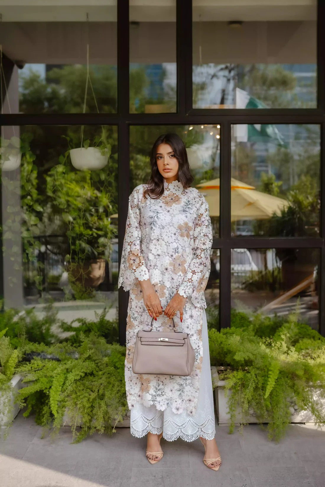 2 Piece Chikankari - Petal Weave