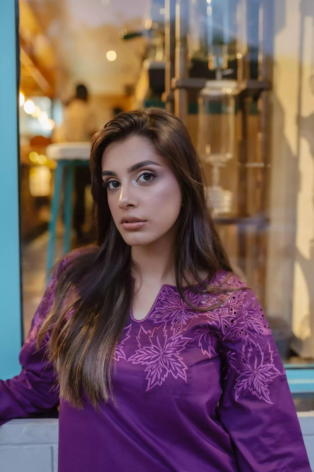 Printed Co-Ord Set - Mystic Plum