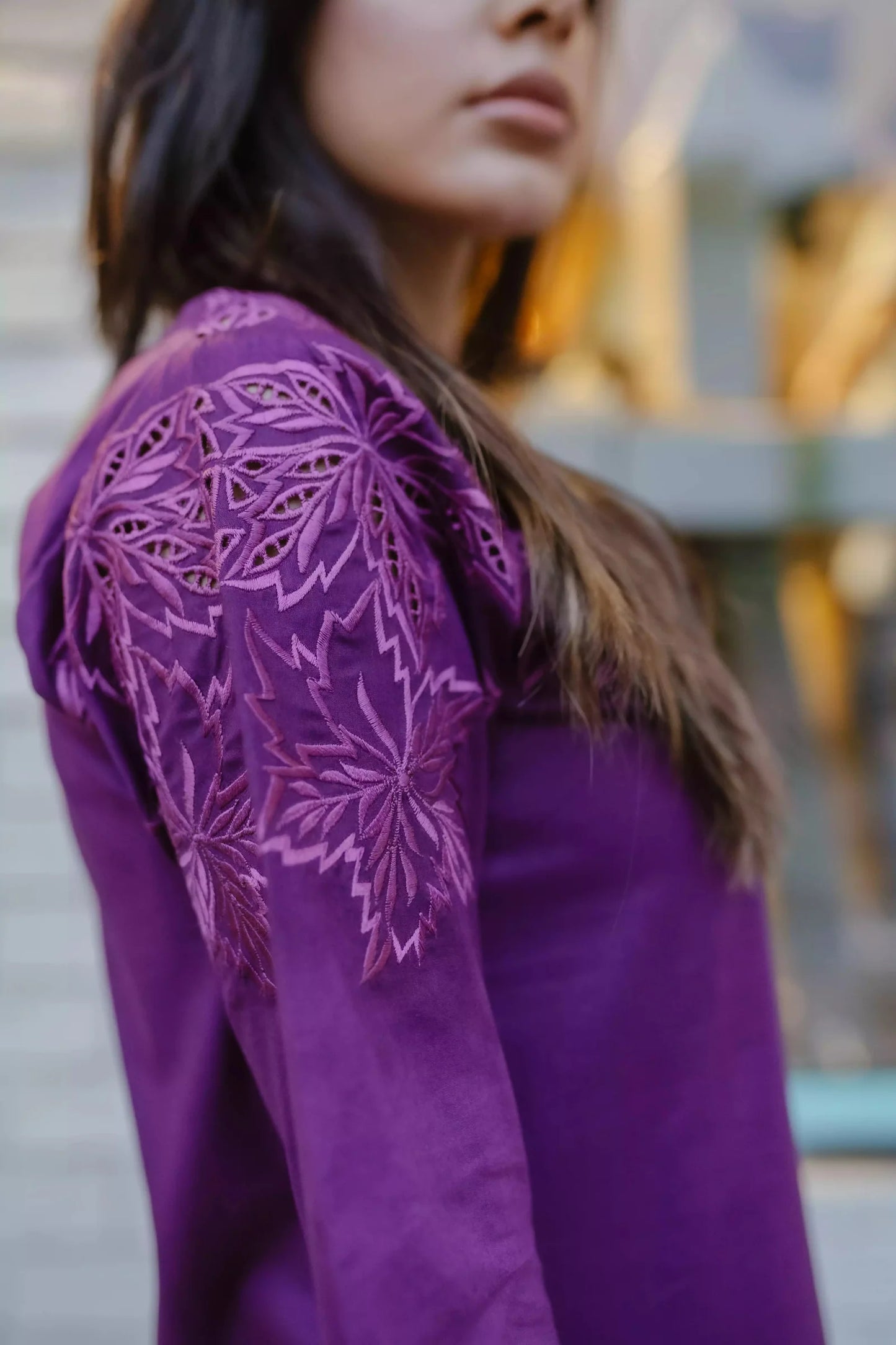 Printed Co-Ord Set - Mystic Plum