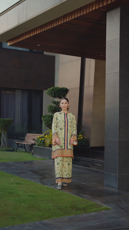 2 PIECE LAWN SILK - VERDANT