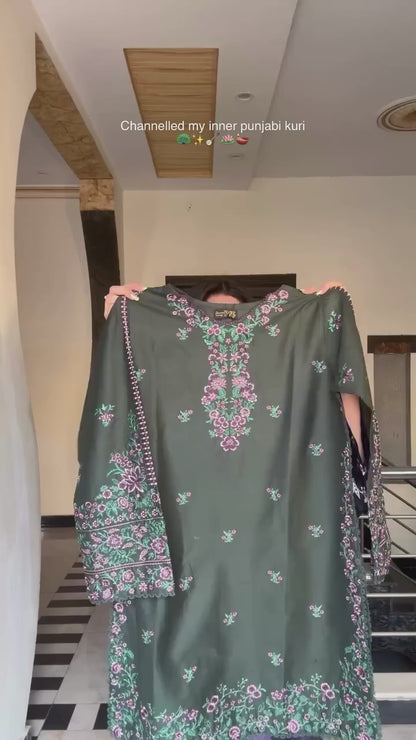 Embroidered Lawn Pret - Zarmin