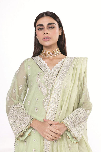 Embroidered Tailored 3 Piece