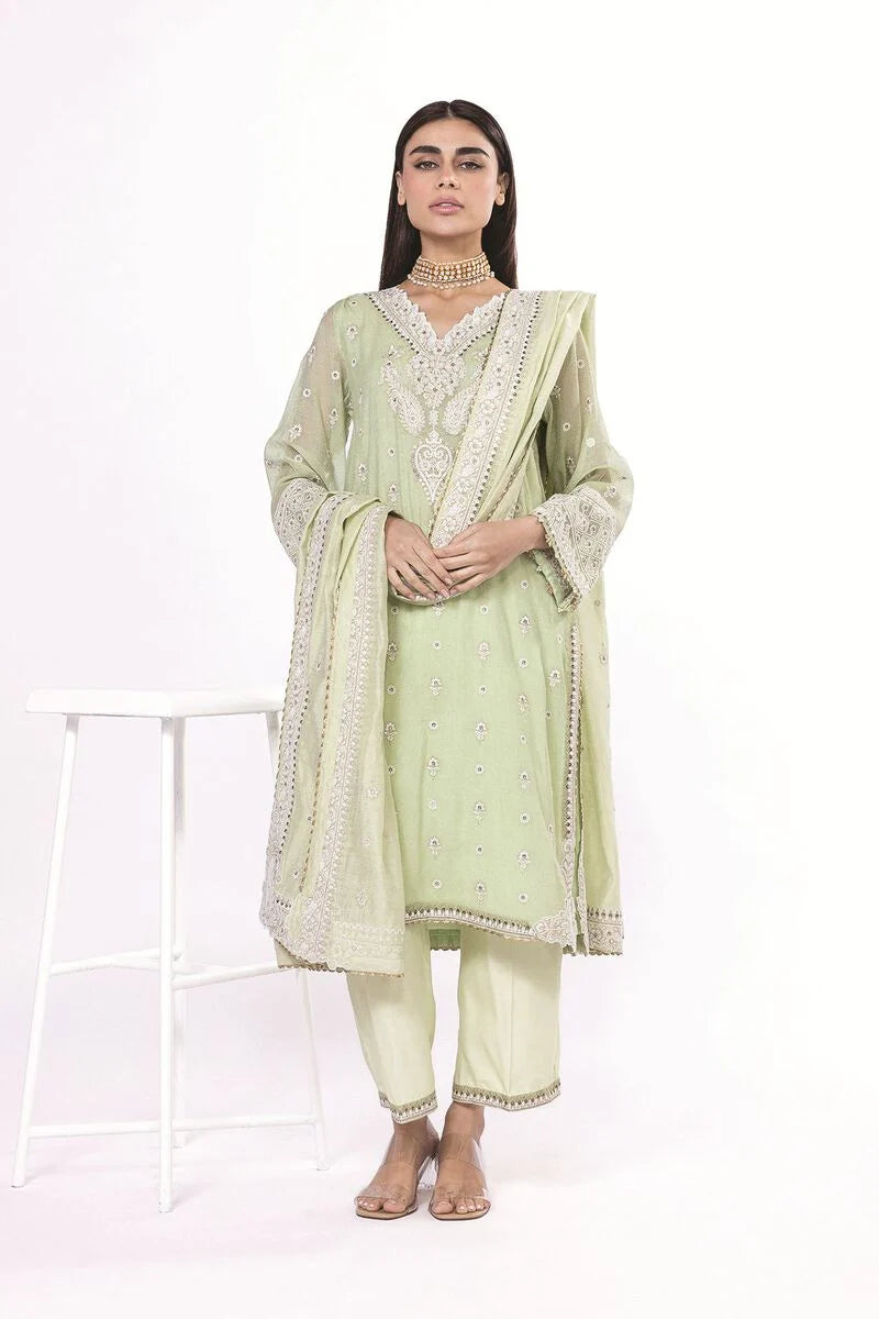 Embroidered Tailored 3 Piece